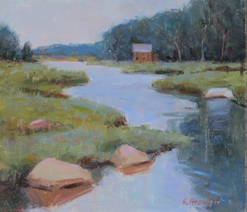 Riverway Plein air landscape study